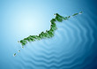 日本　東日本　津波イメージ