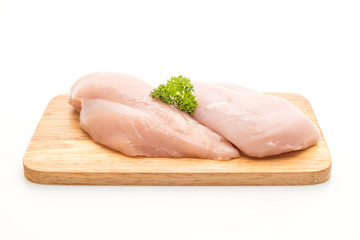 Canvas Print - fresh raw chicken breast fillet