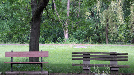 Two benches