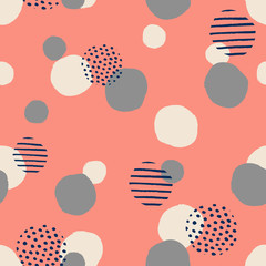 Wall Mural - Textured Dots Pattern