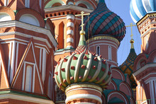 St. Basil's Cathedral On Red Square, Moscow, Russia