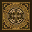 © Igor - Antique label, vintage frame design, retro logo.