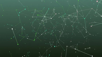 Wall Mural - absract geometry background with lines and dots