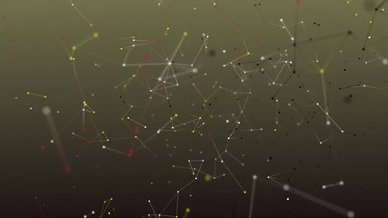 Wall Mural - absract geometry background with lines and dots