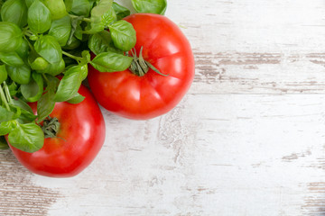 Wall Mural - tomatoes background