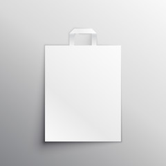 Wall Mural - empty bag mockup display vector