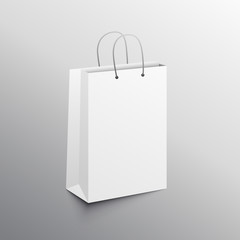 Wall Mural - empty shopping bag mockup design template