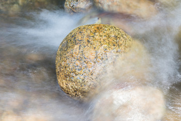 Water flowing in Thailand's National Park.