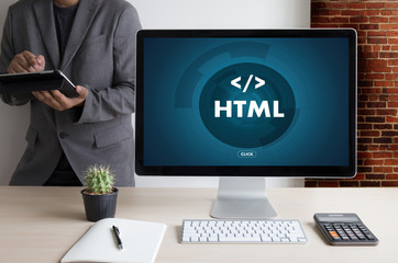 PHP HTML DEVELOPER Web Code design  Programmer working in a software in Development Programming Coding Cyberspace