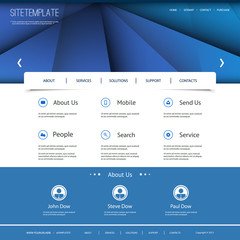 Wall Mural - website template