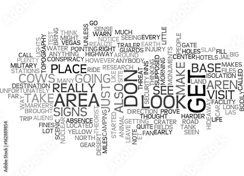Fotomural AREA TEXT WORD CLOUD CONCEPT