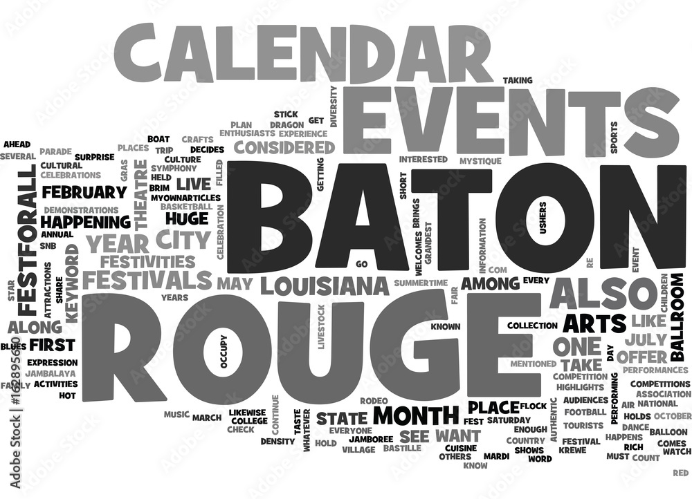 Baton Rouge Calendar Of Events 
