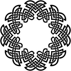 Celtic pattern. Element of Scandinavian or Celtic ornament