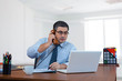 © flipper1971 - Businessman working in the office
