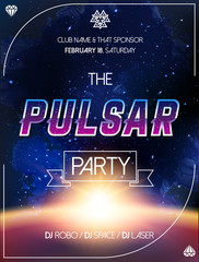 Wall Mural - Vector Cosmology Illustration with Universe, Galaxy, Sun, Planets and Stars. Can be used for Invitation or Booklet. Futuristic view with Depth and Space Background