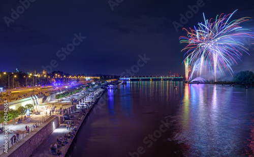 Zdjęcie XXL Warsaw Fireworks by Night - Bulwary Wiślane
