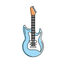 Electric Guitar Musical Instrument To Play Music