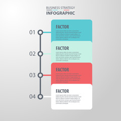 Wall Mural - Basic Business Infographics design template illustration