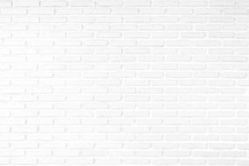  White Brick Wall Texture Background.