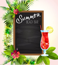Summer Beach Bar, Menu