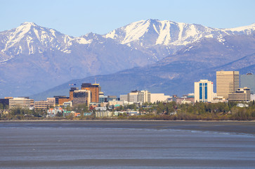 Anchorage Downtown Skyline