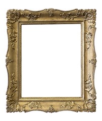 Gold frame for paintings, mirrors or photos