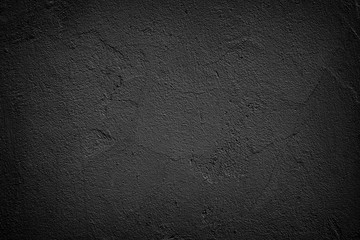 Wall Mural - Dark plastered rough wall Grunge background