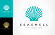 Shell Logo. Mollusk vector