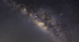 Fototapeta Zachód słońca - Clearly milky way on night sky with a million star