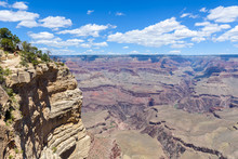 Grand Canyon -  Mather Point View To Grand Canyon National Park - Travel Destination In  Grand Canyon Village, Arizona - Beautiful Rock Formations