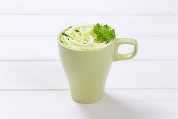 Sticker - raw zucchini noodles