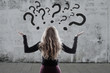 © carballo - woman with questions