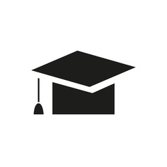 Poster - Graduation hat icon