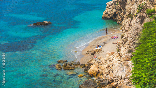 Playa naturista en los Molinos, small nude beach at los ...