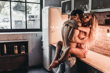 Couple On Kitchen