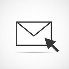 Wall Mural - envelope icon. vector illustration.