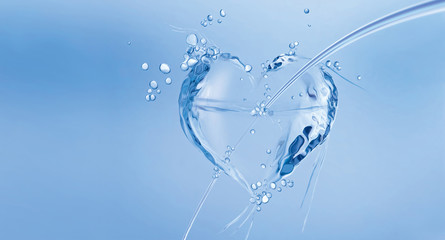 Wall Mural - Water Heart with Arrow 