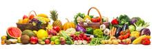 Vegetables And Fruits Background
