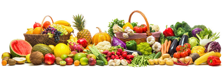 vegetables and fruits background