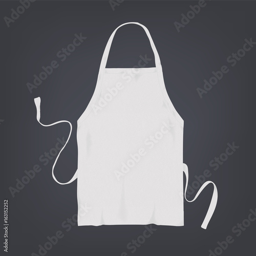 Fotografía Realistic white kitchen apron