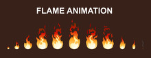 Light Fire Flames Animation Collection
