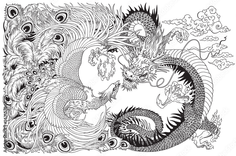 chinesische drachen bilder zum ausmalen  kinder zeichnen