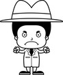 © corythoman - Cartoon Angry Detective Boy