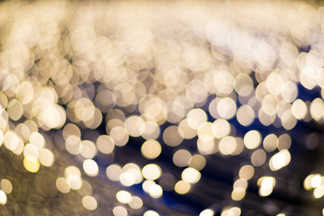 abstract circles of bright lights