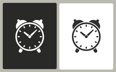 Wall Mural - Clock    - vector icon.