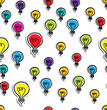 © ameer17 - seamless Light bulbs with color pattern