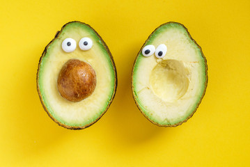 Wall Mural - funny avocado