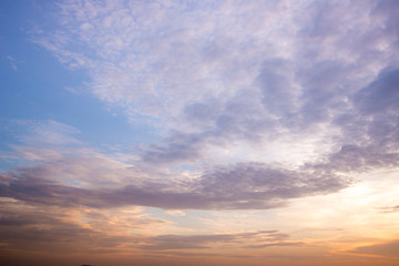 Sunset sky background