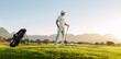 © Jacob Lund - Professional male golfer on field