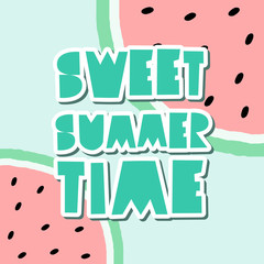 Sticker - Summer Poster Design